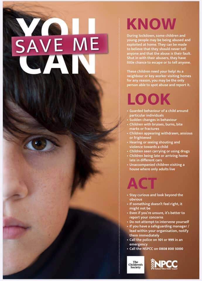 you can save me information poster